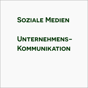 Grafik Soziale Medien im Marketingmix der Unternehmenskommunikation